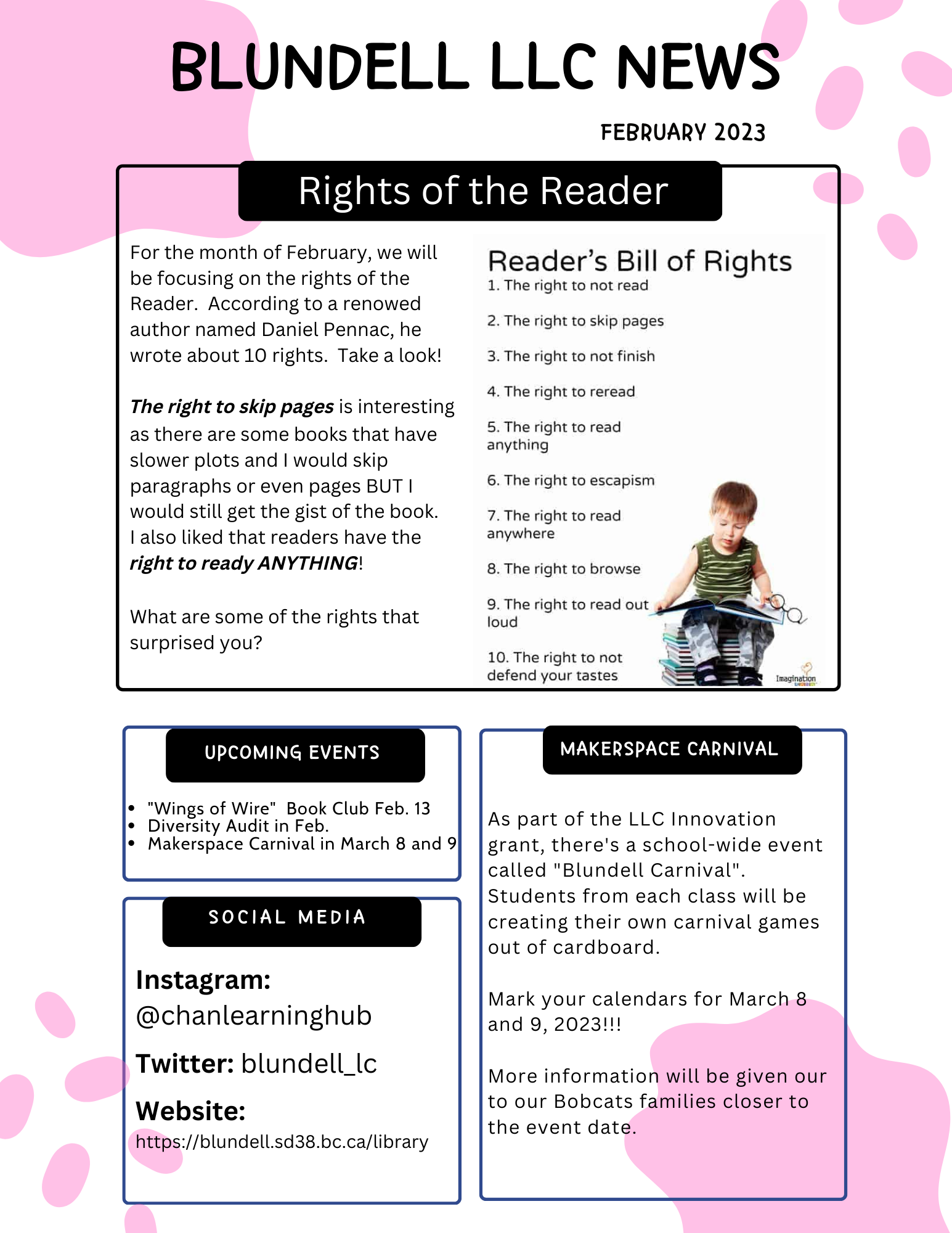 Library Learning Commons Blundell Elementary School